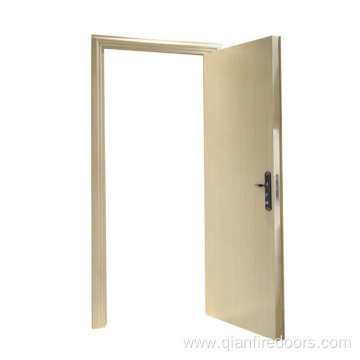 wood grain steel door fire used commercial doors